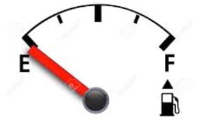 petrol gauge low