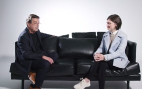 Climate sceptic Leighton Smith discusses the issue with Green candidate Chloe Swarbrick in an series called 'Convince Leighton'