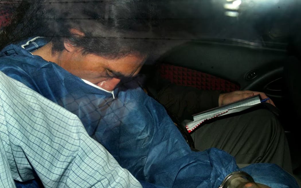 Roger Kahui leaving the police station after being arrested for the brutal rape of an Auckland woman in 2006