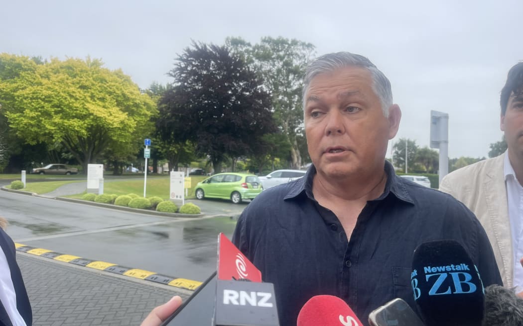 Police Minister Mark Mitchell, at the party's caucus retreat, says the investigation into Golriz Ghahraman is a matter for police.