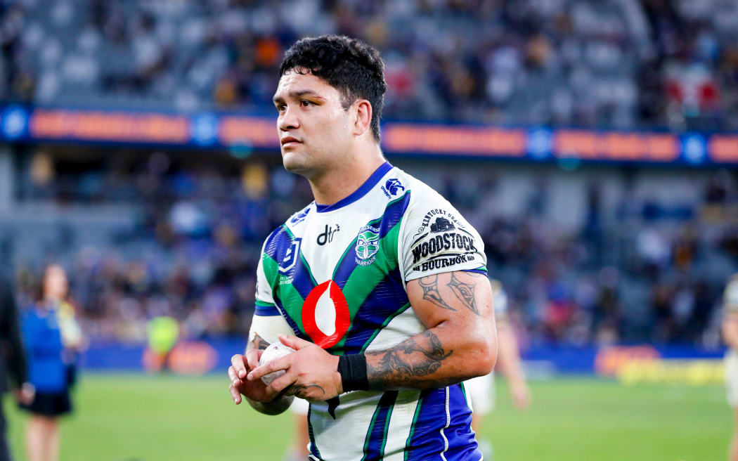 A dejected looking Issac Luke.
