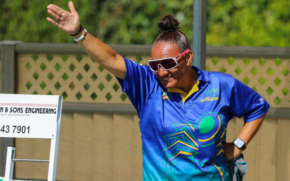 Olivia Bloomfield follows through with her bowls at the New Zealand Nationals in early January, 2025. She won the women's pairs title at the event. Photo: New Zealand Bowls