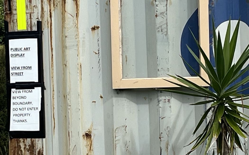 Container house art in Waikato in St Petersburg Estate