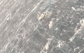 A French sailor has been rescued from a stricken yacht, 28 nautical miles off the coast of North Cape.