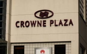 Crowne Plaza Hotel in Central Auckland is a designated isolation facility for people who have entered the country post COVID 19.