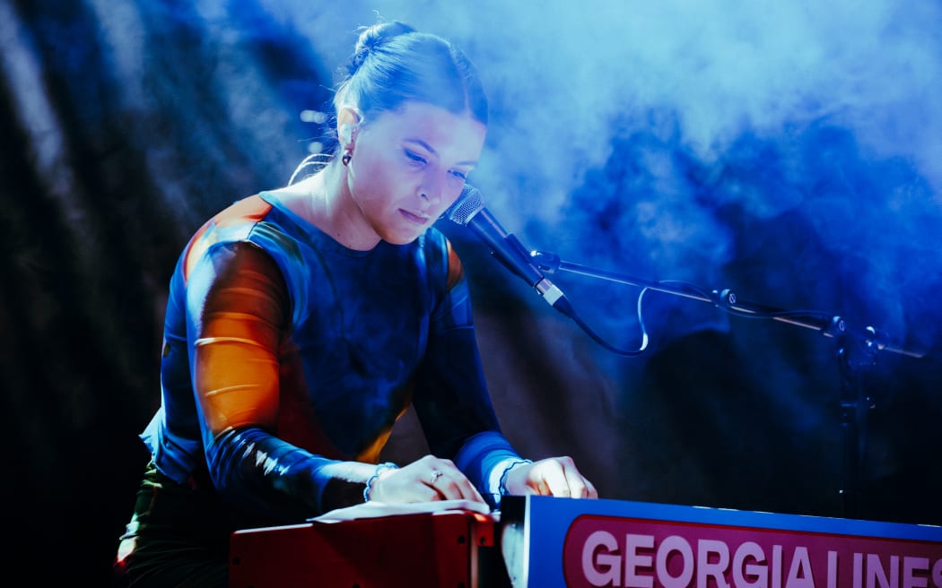 Georgia Lines performs at Auckland Town Hall on 29 July, 2023.