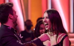 Olivia Rodrigo accepts Best Pop Vocal Album for Sour during the 64th Annual GRAMMY Awards at MGM Grand Garden Arena on April 03, 2022 in Las Vegas, Nevada.