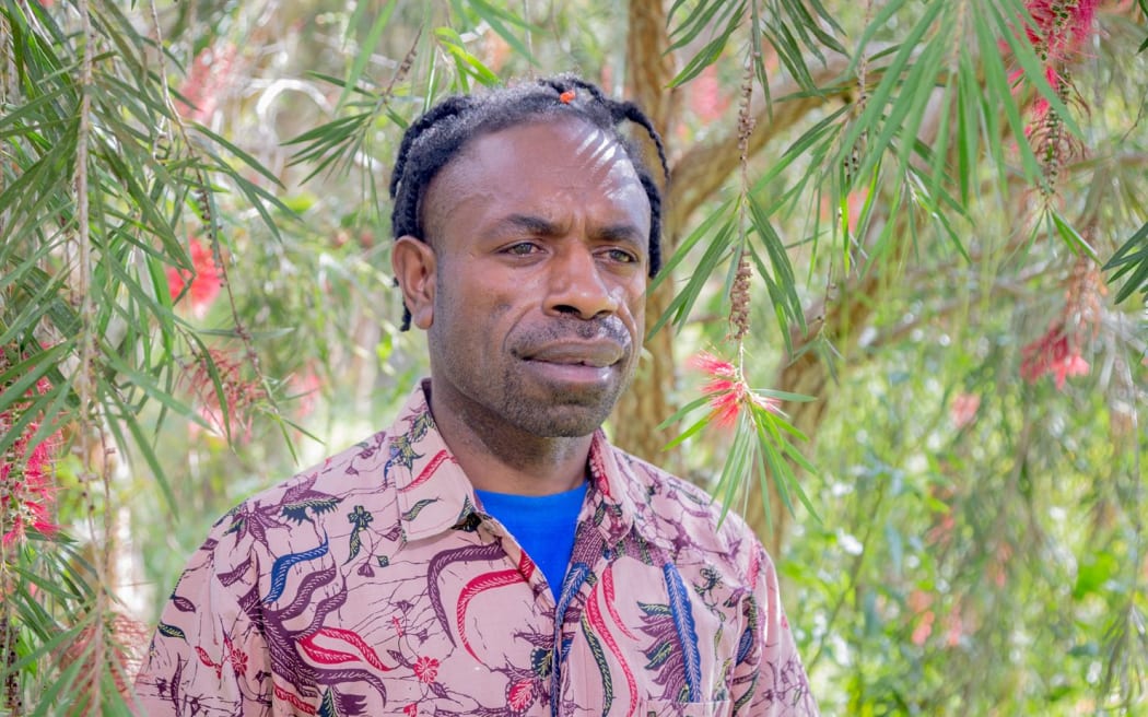 34 year old Wesley from Wamena is HIV positive, “I always encourage my friends to go to the hospital and take ARV so they can be healthy like me.”