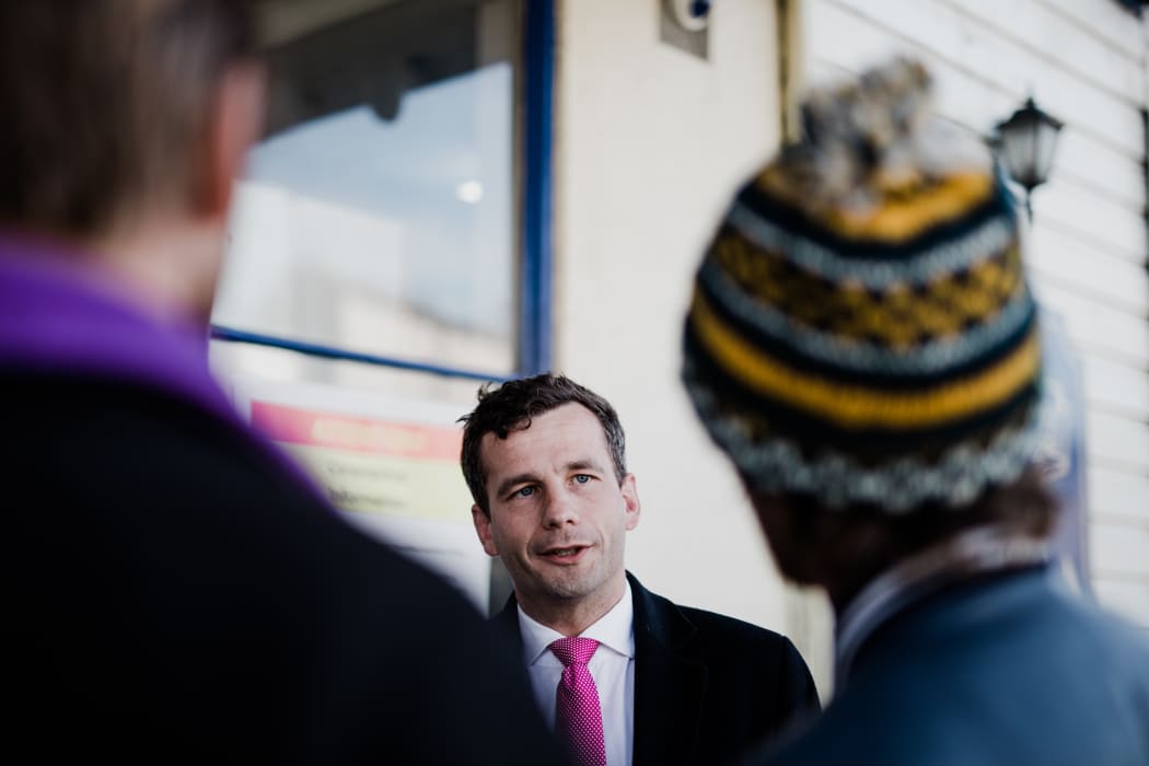 ACT leader David Seymour, on the Election 2020 campaign trail.