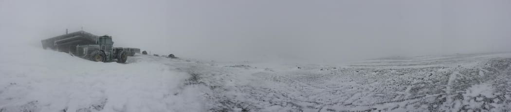 Students from Wellington High are among 80 people snowed in on Mount Ruapehu's Tukino ski field.