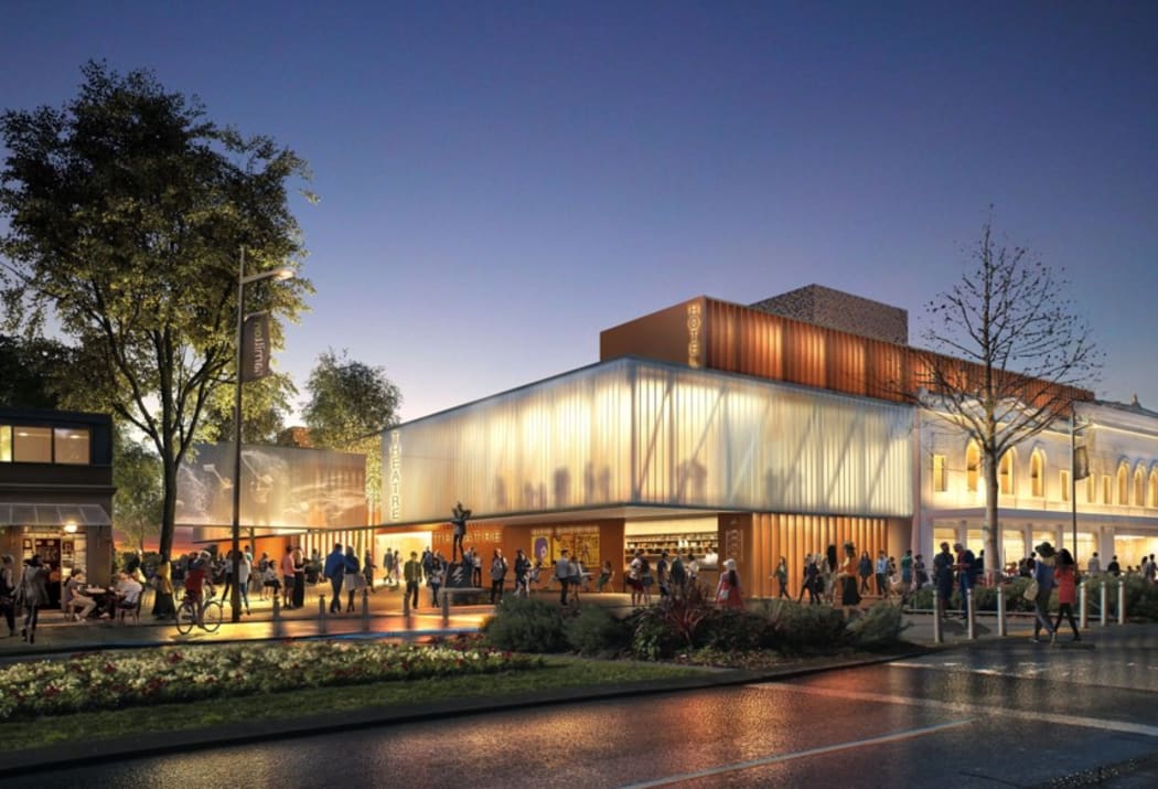 The new theatre will be built overlooking the Waikato River.