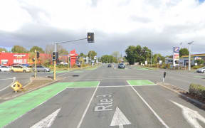 The major intersection of Willoughby and Mill streets in Whitiora, Hamilton.