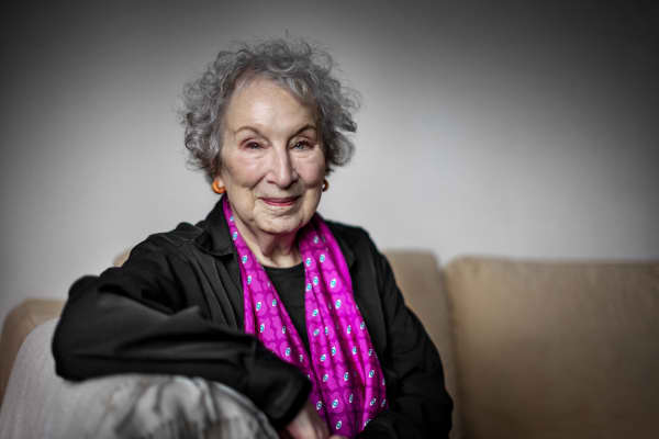 Canadian writer Margaret Atwood, photographed in Stockholm, Sweden, on November 4, 2024.