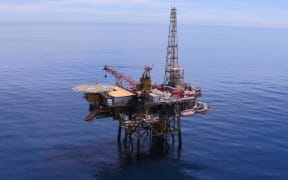 A rig at the Maui gas field