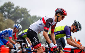 George Bennett at the 2022 Elite Road Cycling National Championships.