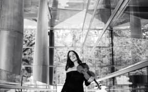 Violinist Amalia Hall