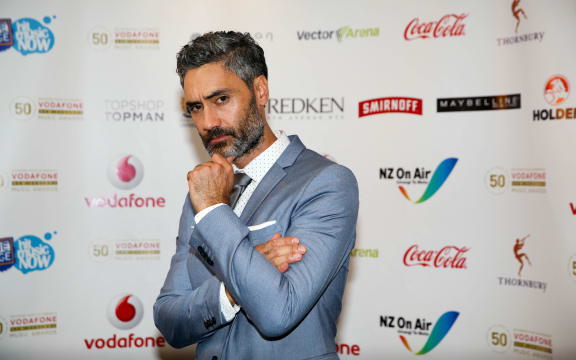 Taika Waititi at the 2015 Vodafone New Zealand Music Awards.