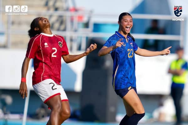 Thai-New Zealander Natalie Olson plays for the Thailand women's football team at the Southeast Asian Games in 2025.