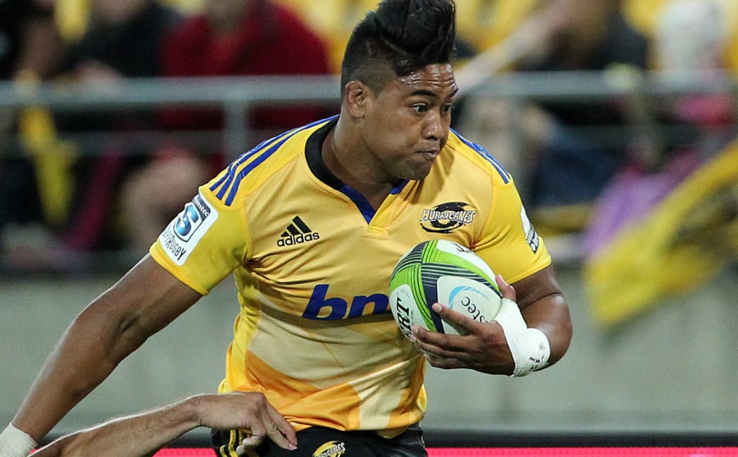 Winger Julian Savea in action for the Hurricanes.