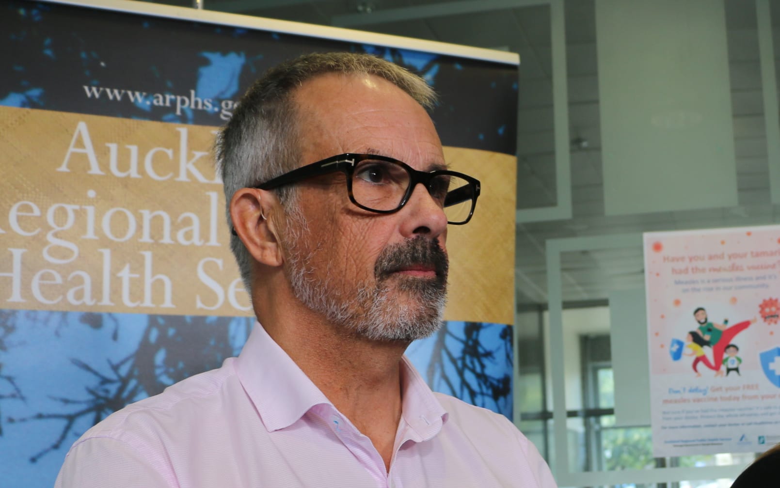 Auckland Regional Public Health Service medical officer, Dr William Rainger, and Counties Manukau District Health Board integration manager for child youth maternity, Carmel Ellis.