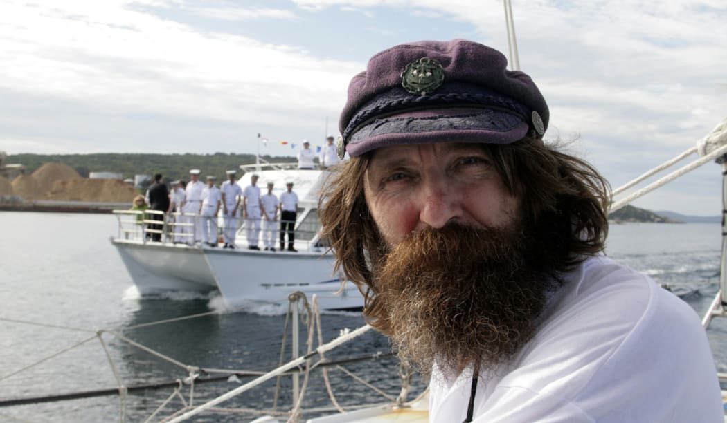 Russian adventurer Fedor Konyukhov pilots his boat into the Australian port of Albany after a 102-day solo circumnavigation of Antarctica in 2008.