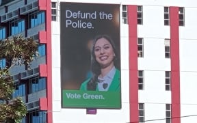 Sensible Sentencing Trust's billboards on Whitmore St.