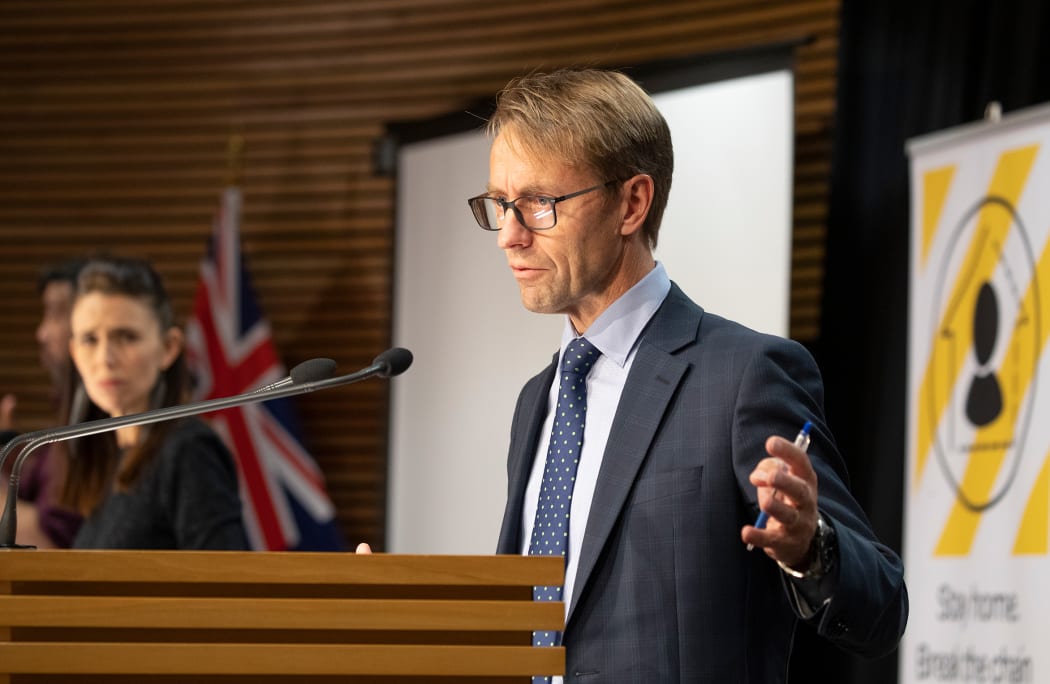 Director-General of Health Ashley Bloomfield at a media briefing at Parliament about the Covid-19 coronavirus.