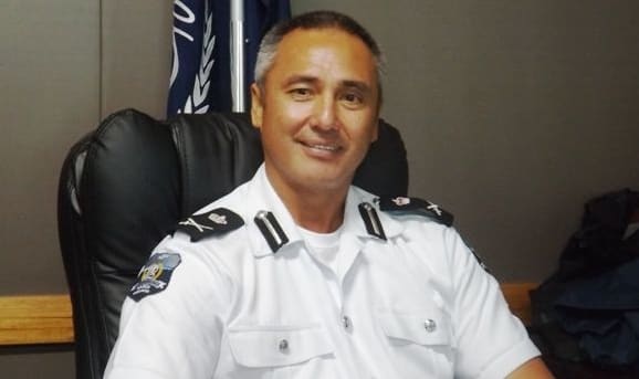 Samoa's Police Commissioner Egon Keil