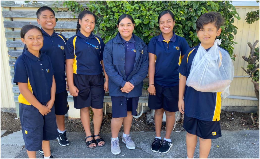 A group of 'Toko Hauora' leaders from Māngere College