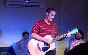 Matt Pike performing at Broadway Studio