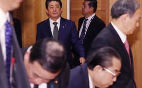 Japan's PM Shinzo Abe informed reporters late on Tuesday that the Olympics would not go ahead.