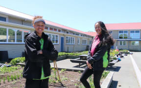 Year 10 students Koiuruterangi Fraser and Karera Wallace say that there is a strong sense of whānau here, compared to the mainstream schools they've come from.