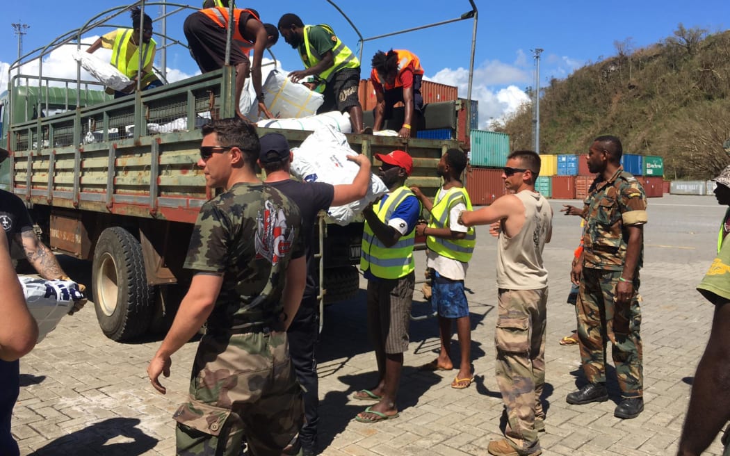Aid to Vanuatu post-cyclones Judy and Kelvin.