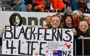 Fans during the Pacific Four Series rugby match, New Zealand Black Ferns V Canada, Apollo Projects Stadium, Christchurch, New Zealand, 19th May 2024. Copyright photo: John Davidson / www.photosport.nz
