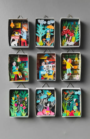 Matchbox art