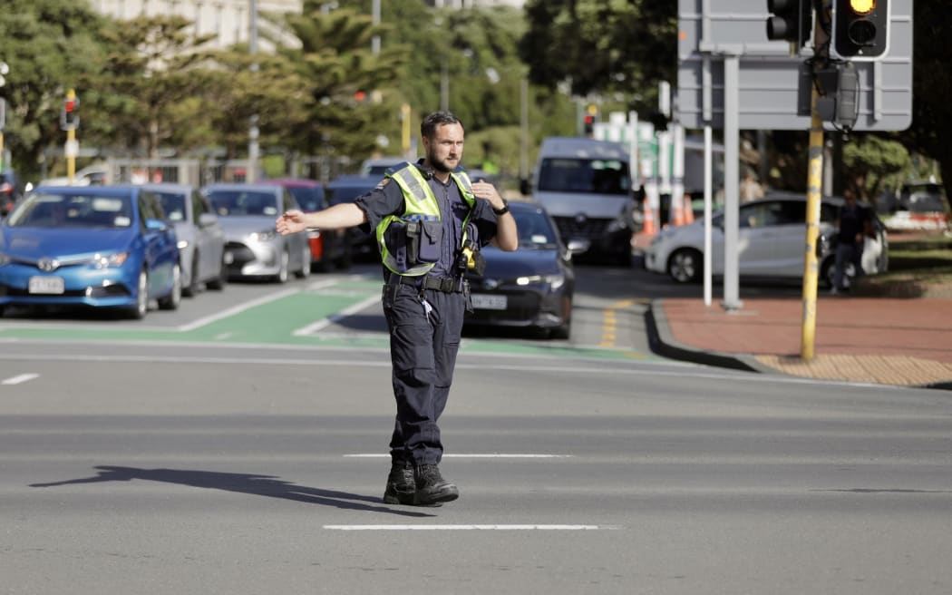 The crash on Waterloo Quay, Wellington, happened at 8.45am.
