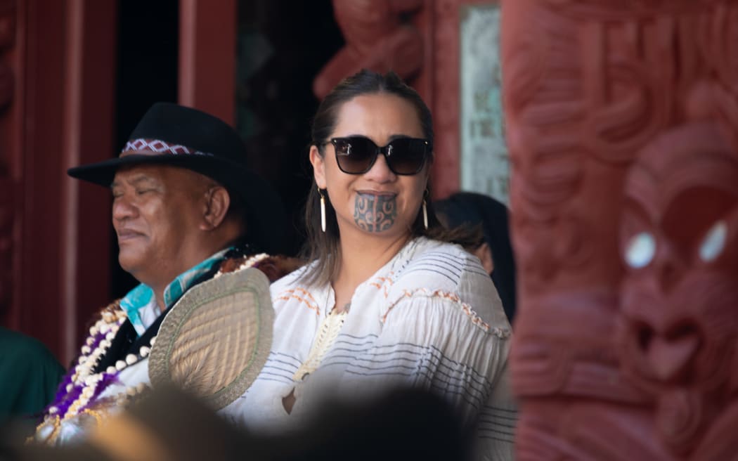 Representatives from the Kiingitanga, including the new monarch Te Arikinui Nga wai hono I te po, were formally welcomed at Waitangi on Tuesday afternoon.