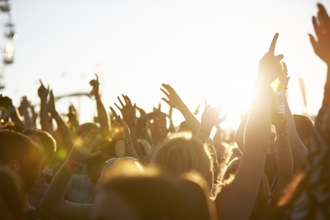 Outdoor music festival.