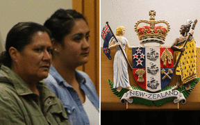 Donna Parangi, left, and Lacey Te Whetu.