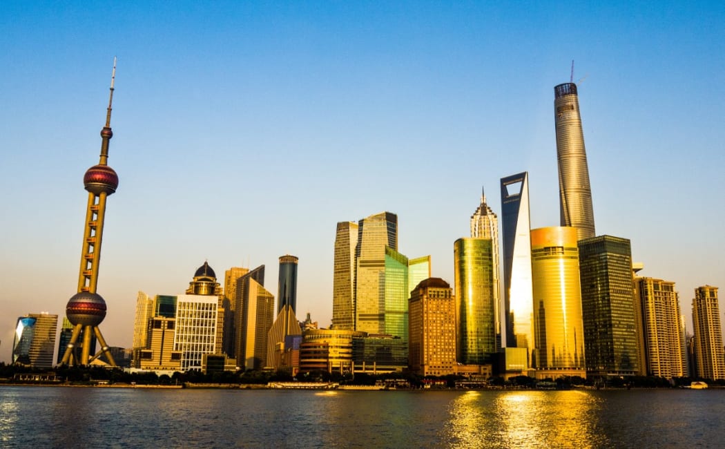 The Shanghai skyline