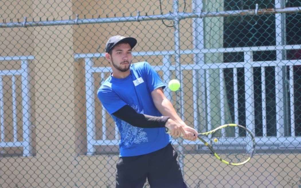Davis Cup CNMI player Robbie Schorr