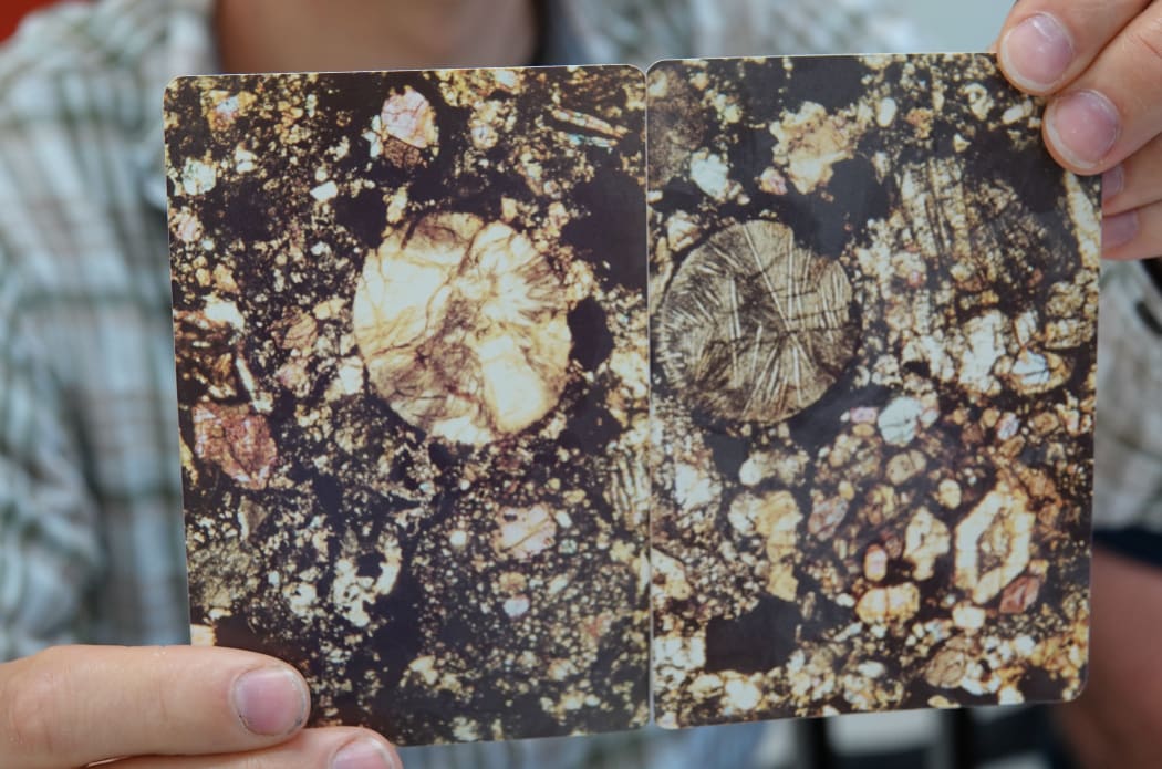 A close look at the makeup of the meteorite.