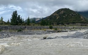 The Wharekiri Stream can be impassable in a flood.