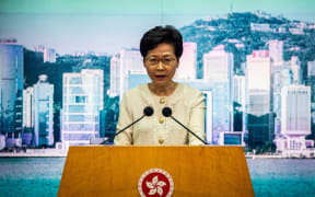 Hong Kong Chief Executive Carrie Lam and five other officials from Hong Kong and China have been sanctioned by the US.