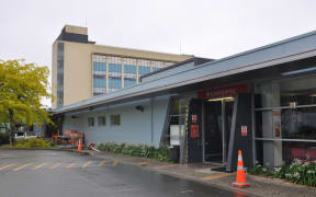 The emergency department at Nelson Hospital in November 2024, before its $10.6m expansion. The George Manson block is in the background.