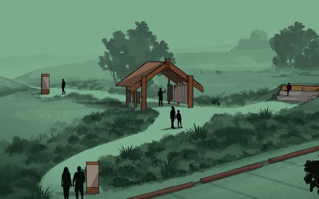 A rendering of the new development.