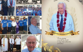 The programme from La'auli Alan Grey's funeral.