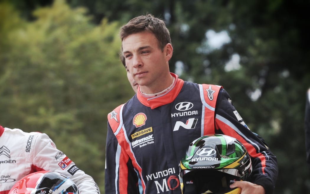 New Zealand rally driver Hayden Paddon.