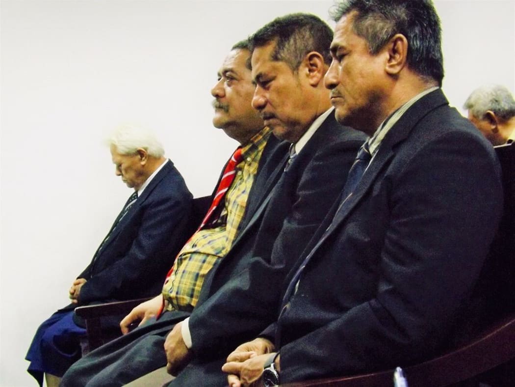 Village matai from Malie before charges against them were dismissed