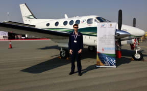 New Zealand cloud seed pilot Mike Anstis is based in the UAE.